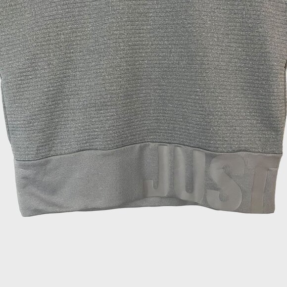 Nike Double Knit Crewneck Sweatshirt Women's Medium Gray Long-Sleeve Pullover - Picture 6 of 13